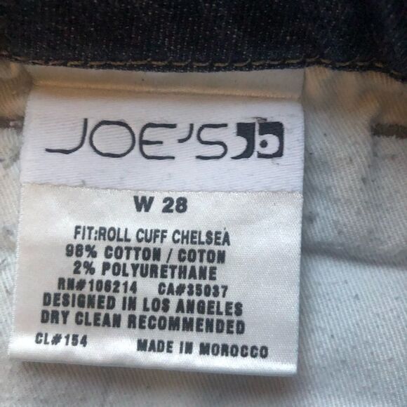 JOE’S JEANS, Rolled Cuff Chelsea, Blue Size 28 - Picture 5 of 6